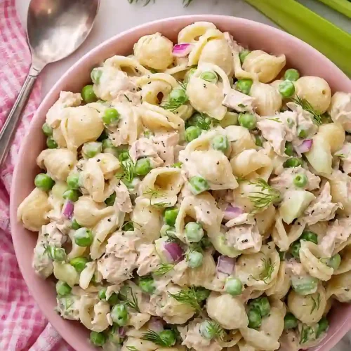 pea tuna pasta salad