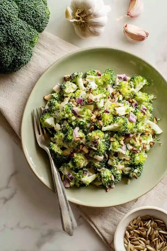 broccoli salad without raisins