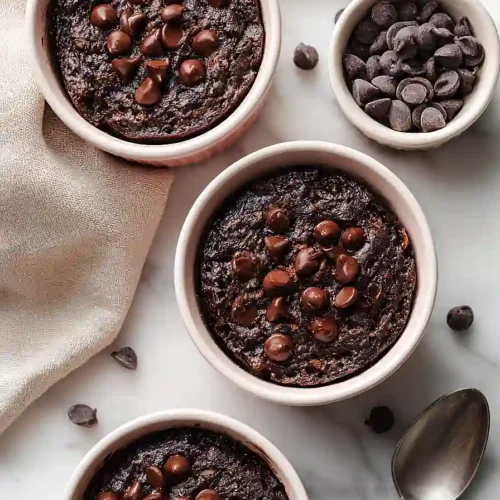 single serve brownie baked oatmeal