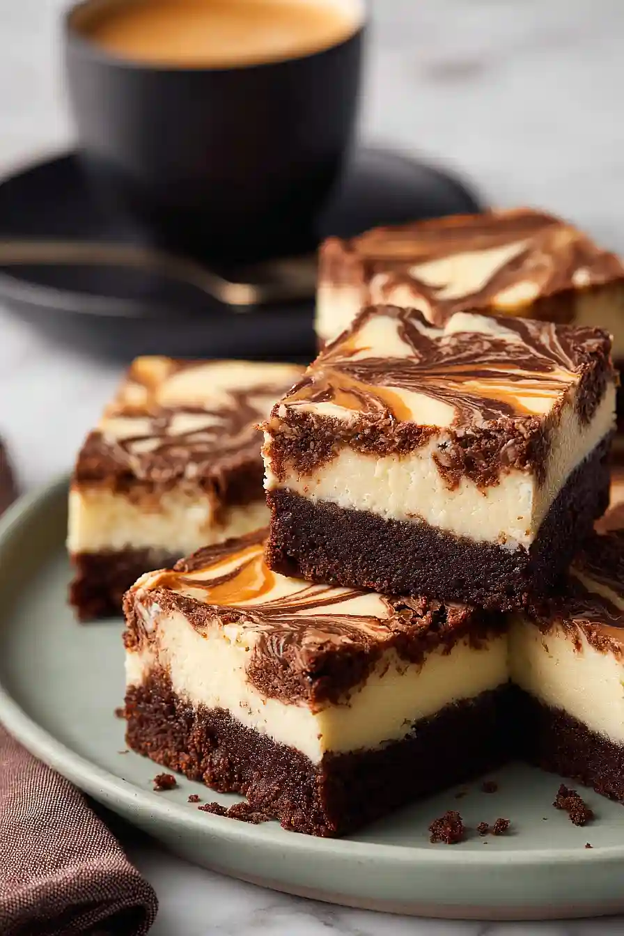 vegan cheesecake brownies