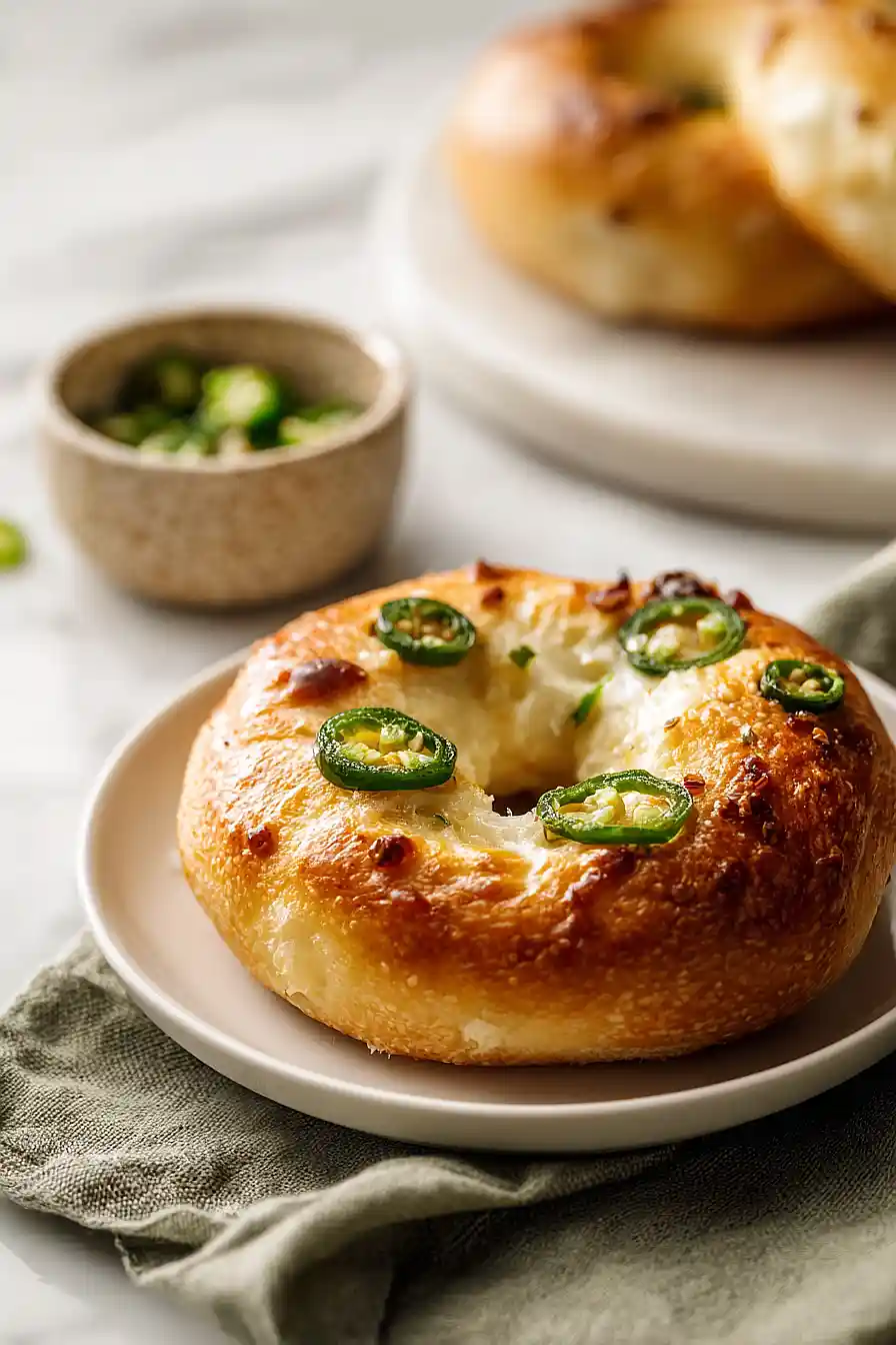 greek yogurt jalapeno bagels
