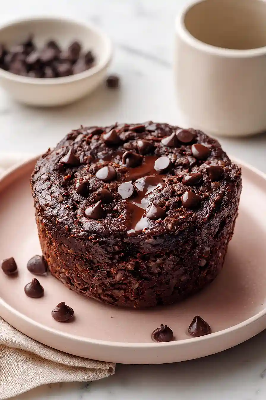 single serve brownie baked oatmeal