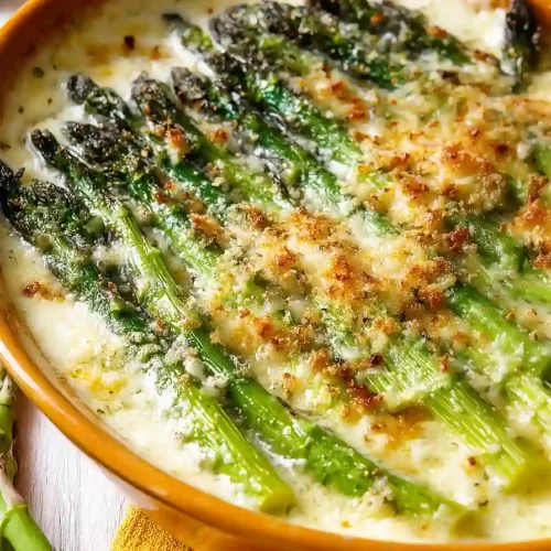 asparagus gratin