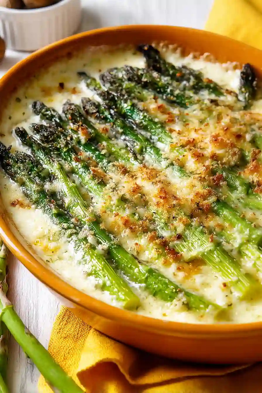 asparagus gratin
