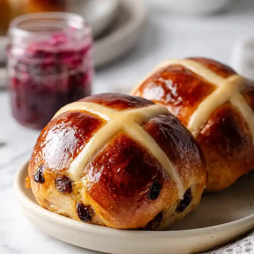 air fryer hot cross buns