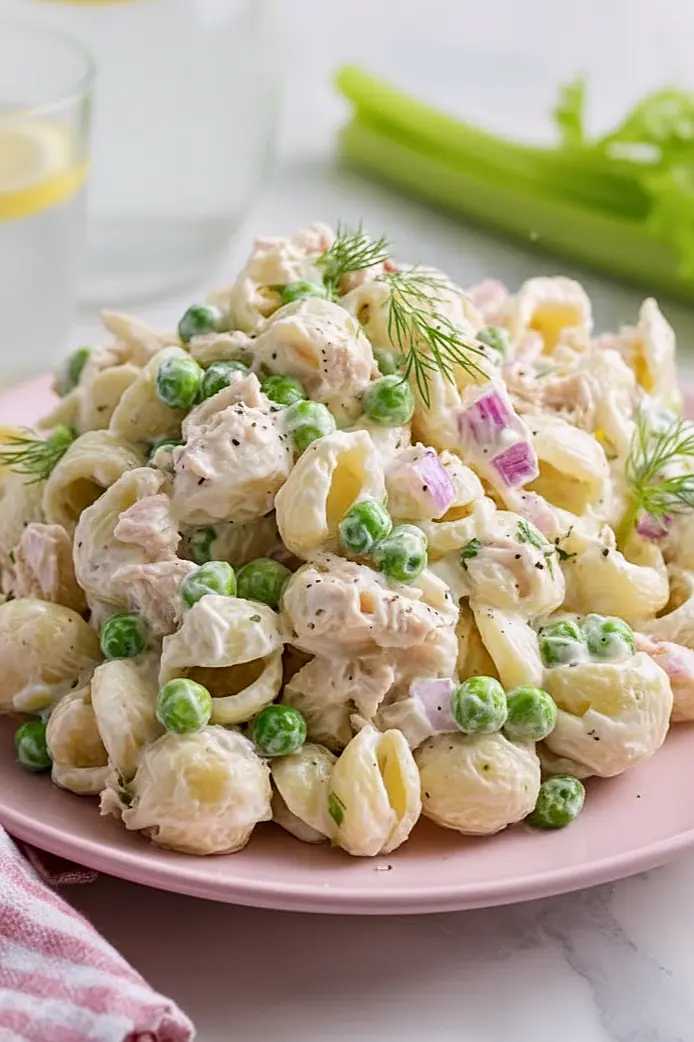 pea tuna pasta salad