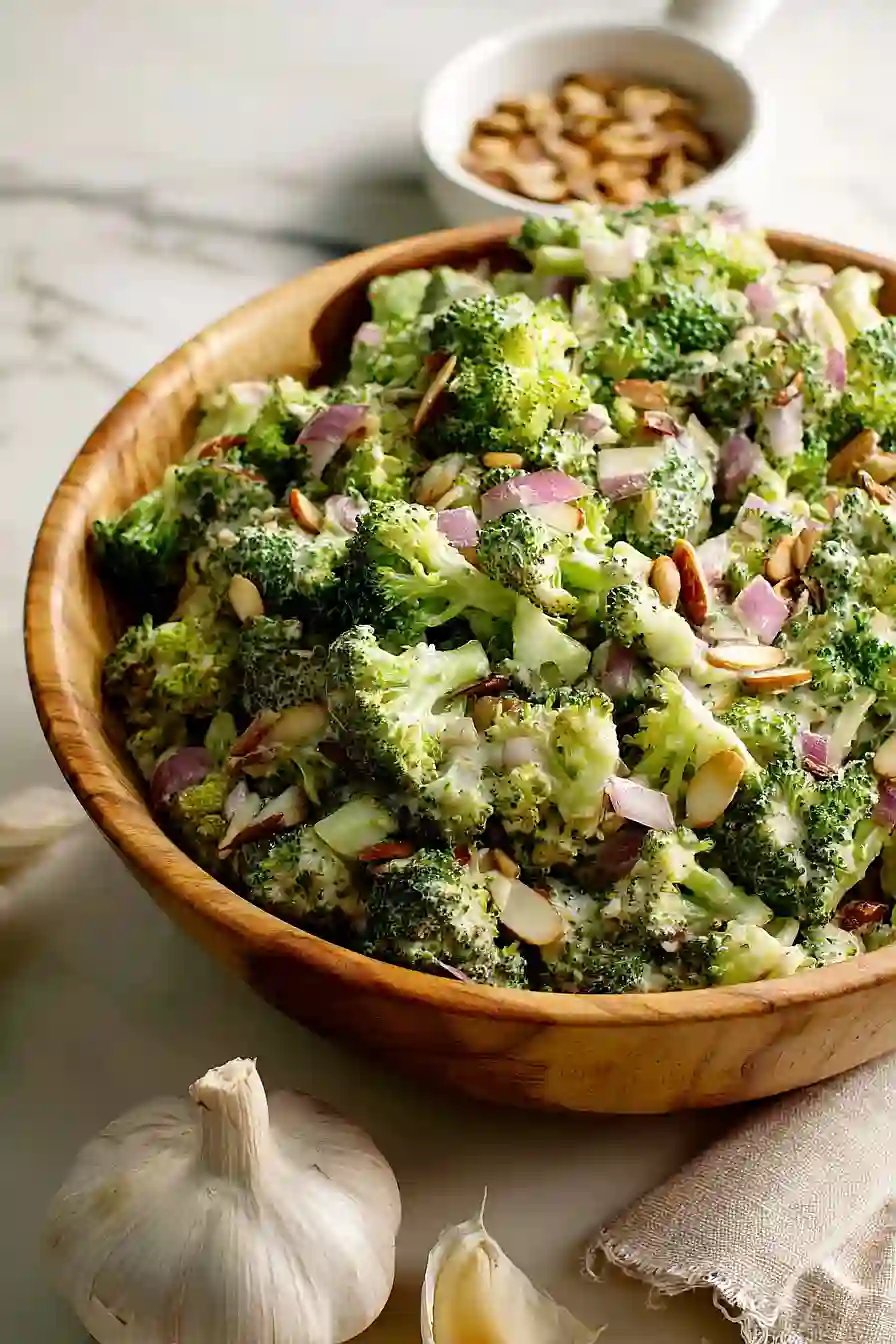 broccoli salad without raisins