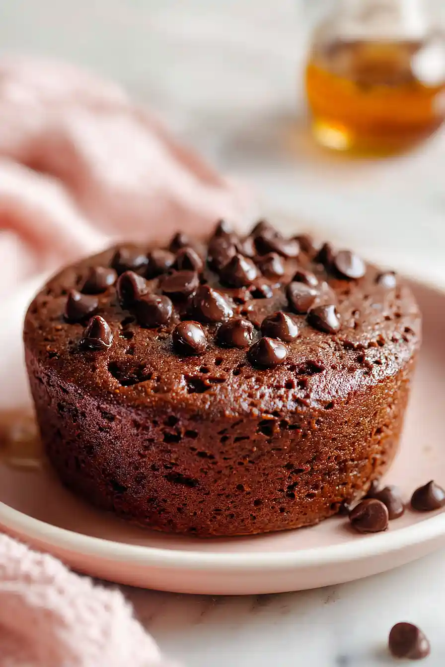 microwave brownie baked oatmeal