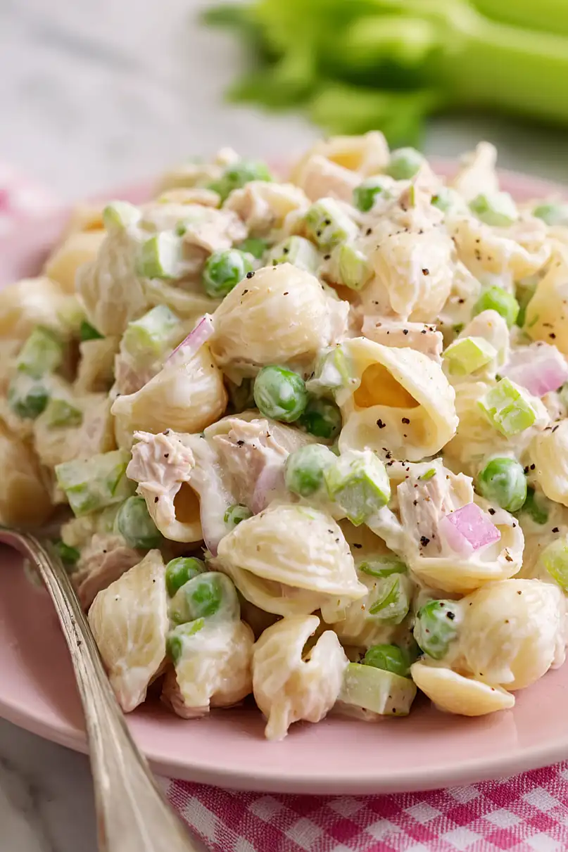 pea tuna pasta salad