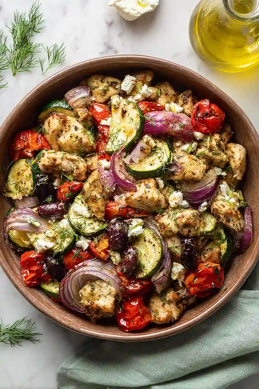 air fryer greek chicken
