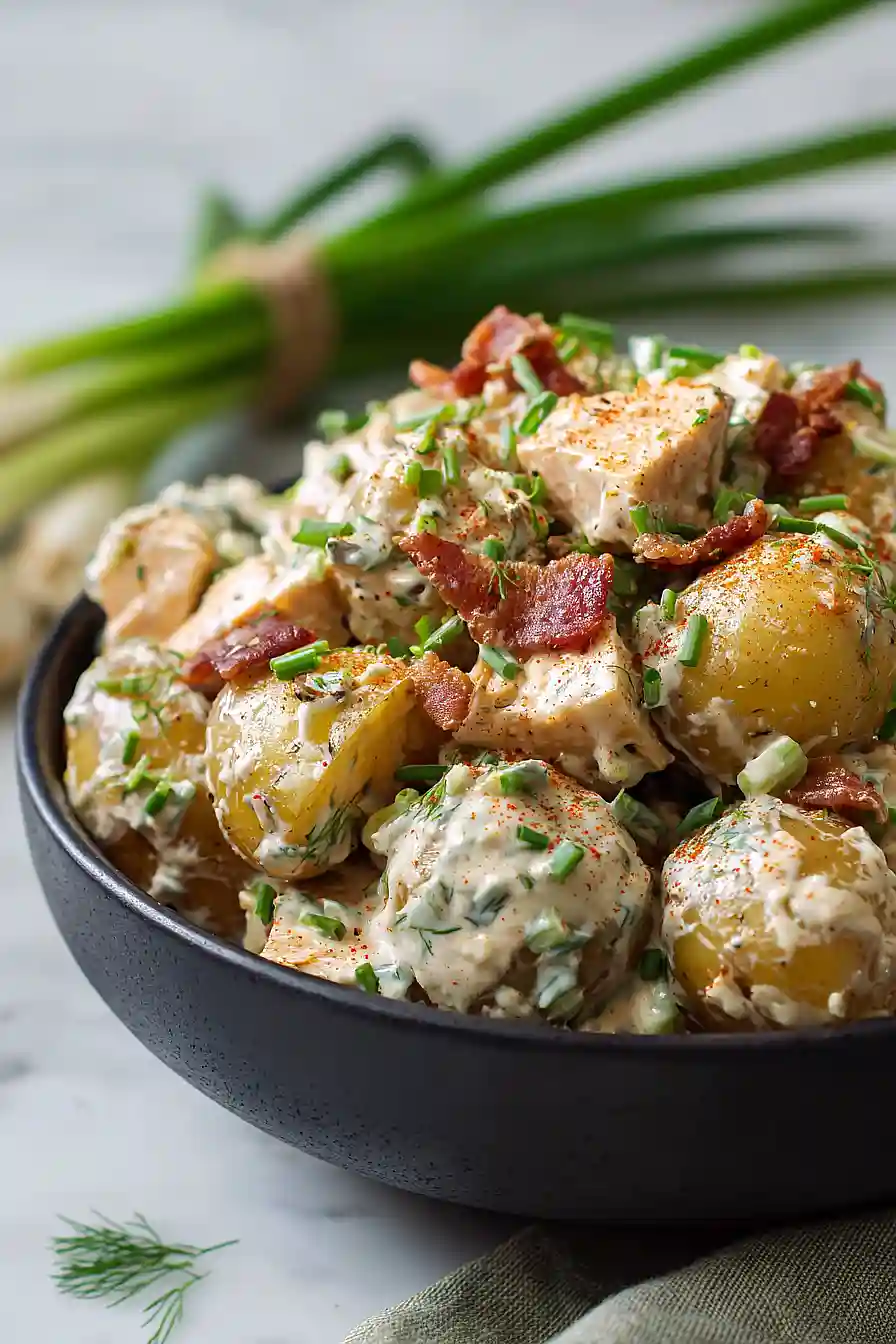 chicken bacon ranch potato salad