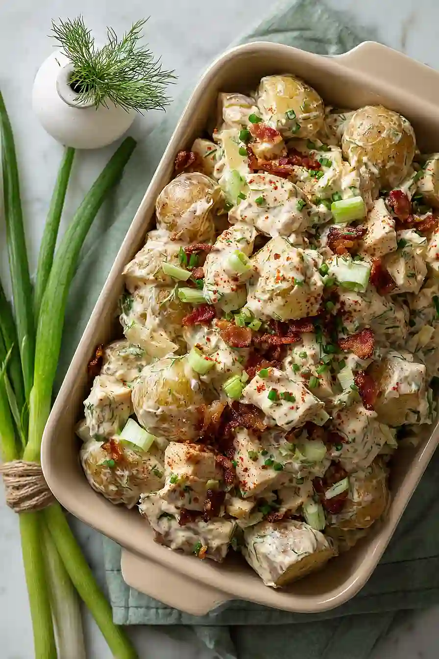 chicken bacon ranch potato salad