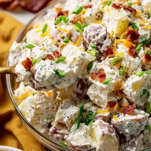 gluten free bacon ranch potato salad (no mayo)