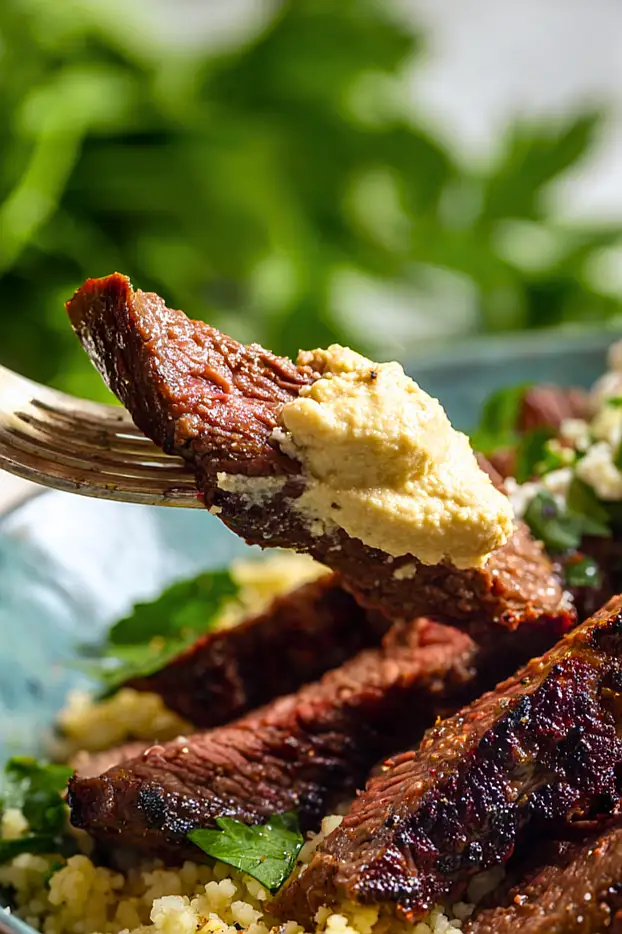 mediterranean steak bowls