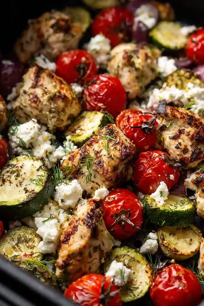 air fryer greek chicken