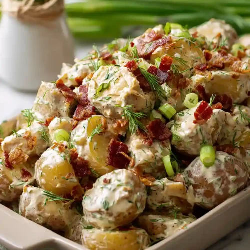 chicken bacon ranch potato salad