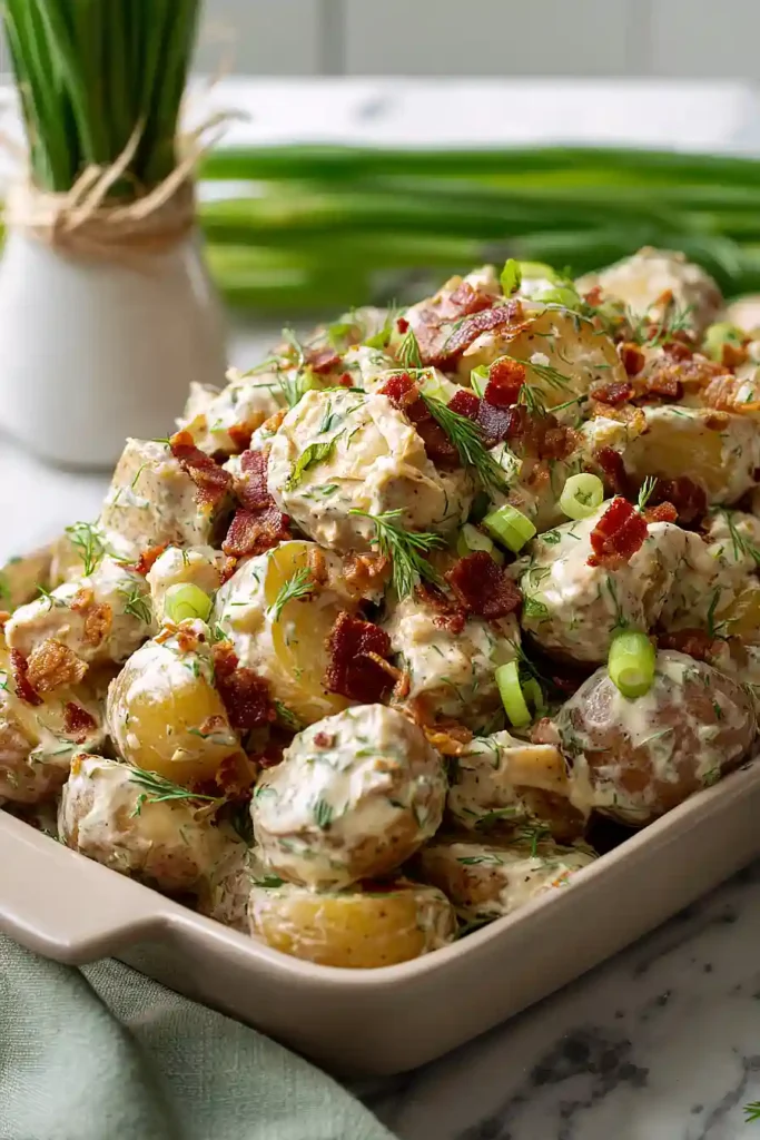 chicken bacon ranch potato salad