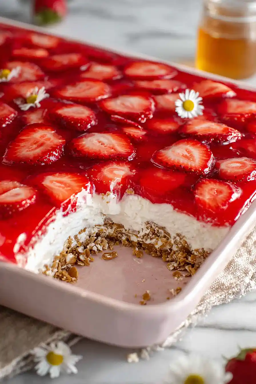 strawberry pretzel salad